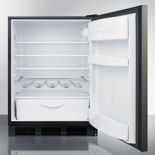 FF63BKBIKSHH Refrigerator Open