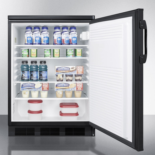 FF7LBLKBI Refrigerator Full