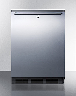 FF7LBLKSSHH Refrigerator Front
