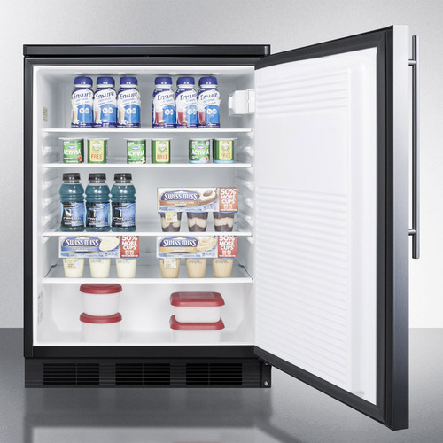 FF7LBLKSSHV Refrigerator Full
