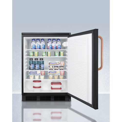 FF7LBLKTBC Refrigerator Full