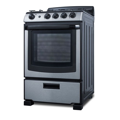 PRO247SS Gas Range Angle