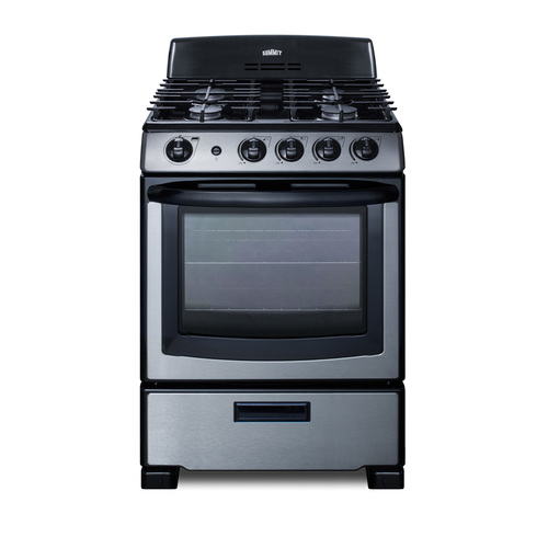 PRO247SS Gas Range Front