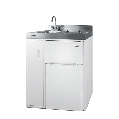 C30ELGLASS Kitchenette Angle