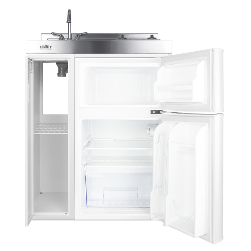 C30ELGLASS Kitchenette Open