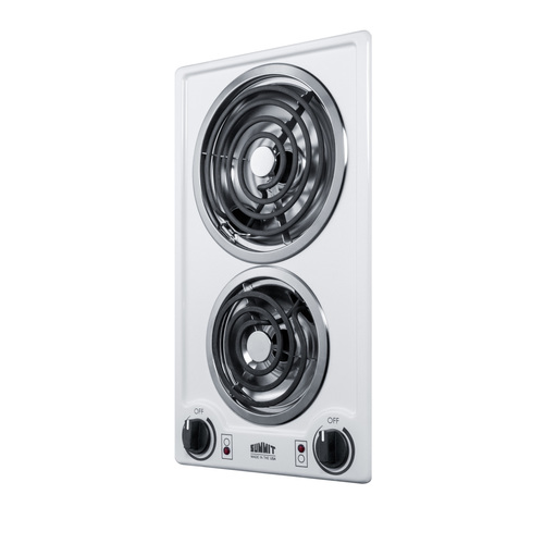 CCE211WH Electric Cooktop Angle