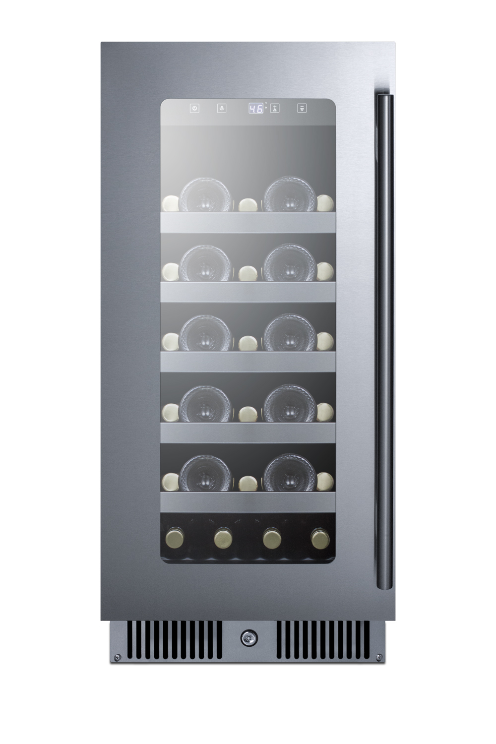 Summit Appliance Single Zone 14.88'' 29 Bottle Wine Refrigerator | Fridge.com