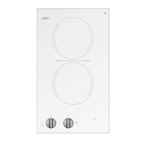 CR2220WH Electric Cooktop Front