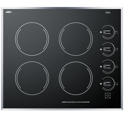 CR424BL Electric Cooktop Front