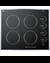 CR424BL Electric Cooktop Front