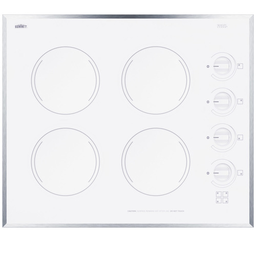 CR424WH Electric Cooktop Front