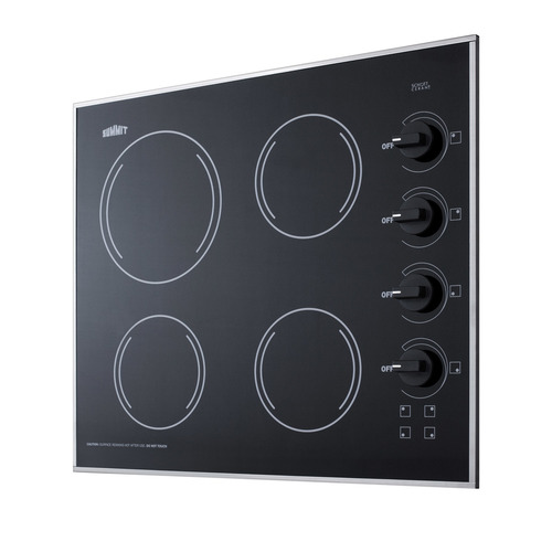 CR425BL Electric Cooktop Angle