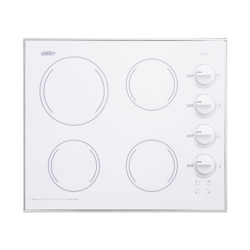 CR425WH Electric Cooktop Front