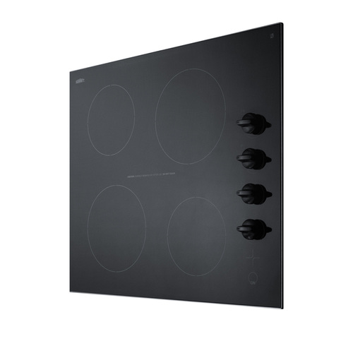 CR4B242BL Electric Cooktop Angle