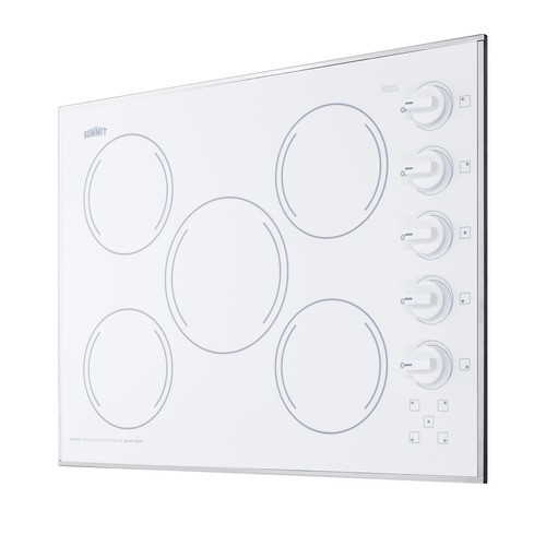 CR5B274W Electric Cooktop Angle