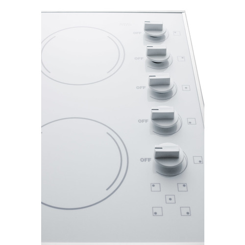 CR5B274W Electric Cooktop Detail