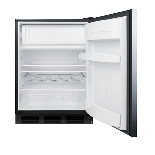 CT663BKSSHH Refrigerator Freezer Open
