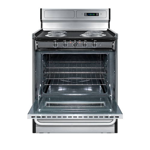 TEM230BKWY Electric Range Open