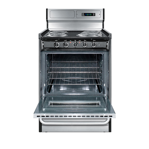 TEM630BKWY Electric Range Open
