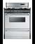 TTM23027BKSW Gas Range Front