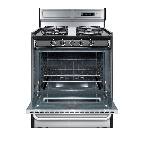 TTM23027BKSW Gas Range Open