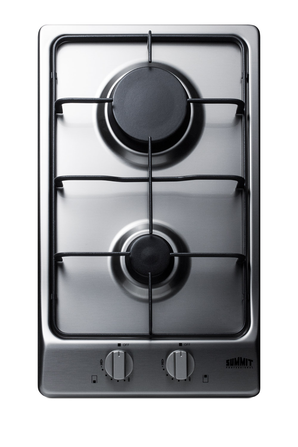 Summit 12" Wide 2-Burner Gas Cooktop