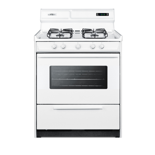 WTM2307KSW Gas Range Front