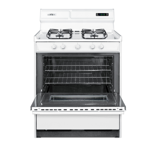 WTM2307KSW Gas Range Open