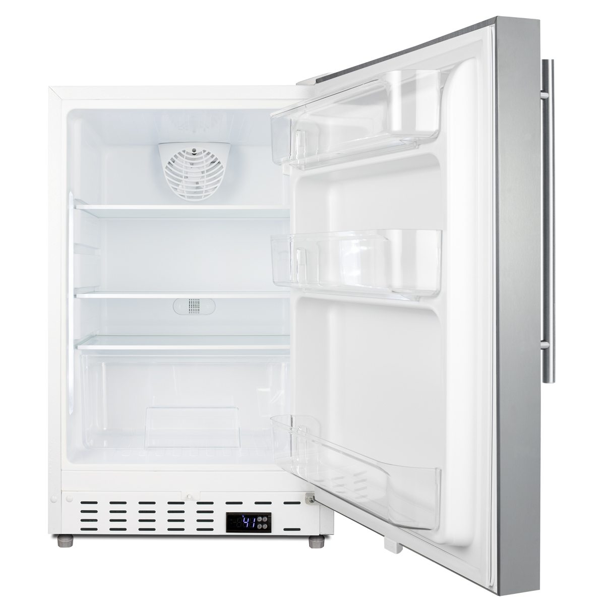 Summit 21 Inch Built In Undercounter Counter Depth Compact All-Refrigerator ALR46WSSHV | Fridge.com