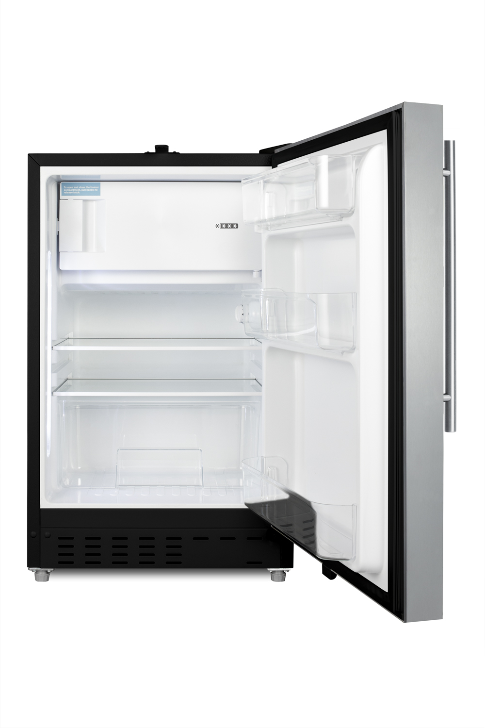 Summit 21 Inch Freestanding/Built In Undercounter Counter Depth Compact All-Refrigerator ALRF49BSSHV | Fridge.com