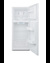 FF1071W Refrigerator Freezer Open