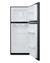 FF1072B Refrigerator Freezer Open