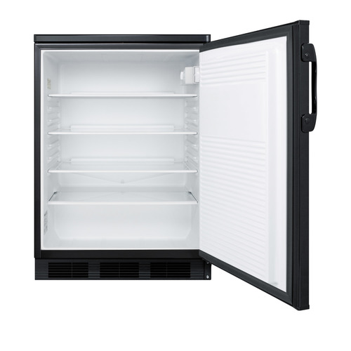 FF7LBLKBI Refrigerator Open