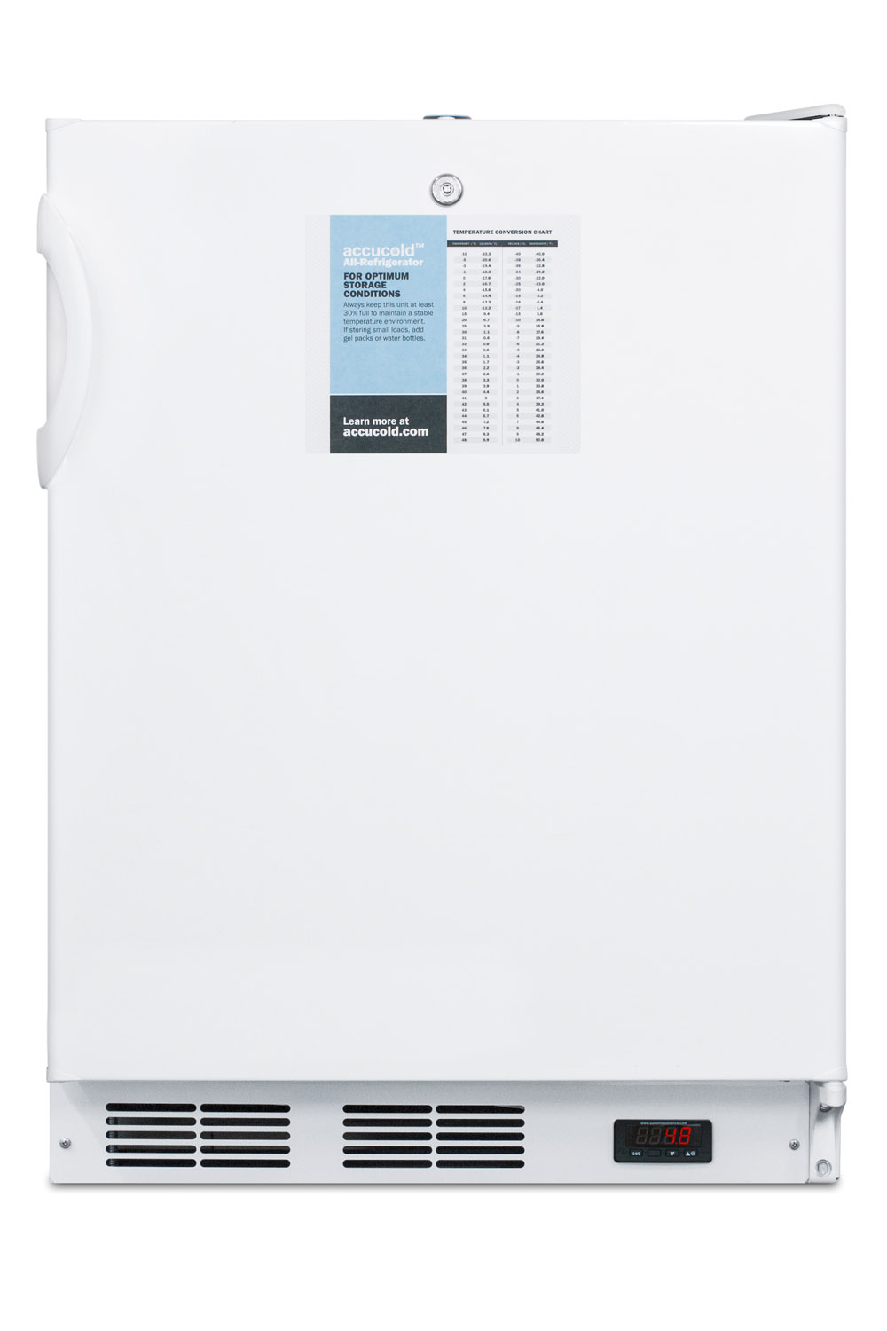 Summit 24" Wide All-Refrigerator, ADA Compliant