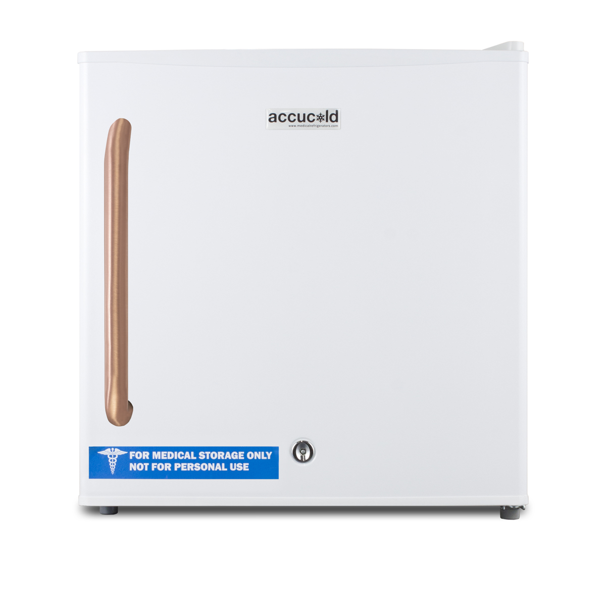 Summit Compact All-Freezer with Antimicrobial Pure Copper Handle