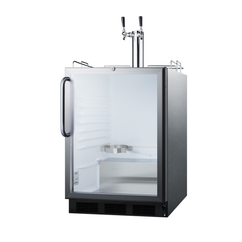 SBC56GBICSSADA Kegerator Angle