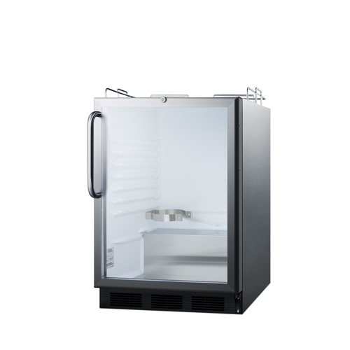 SBC56GBINKCSSADA Kegerator Angle