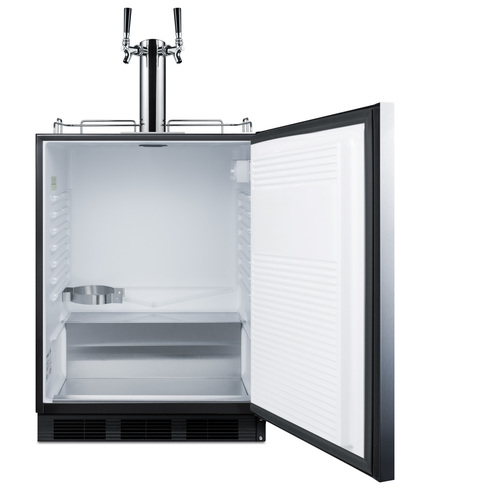 SBC58BLBIADA Kegerator Open