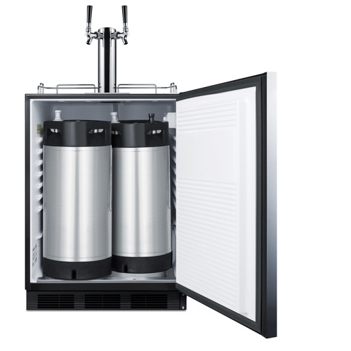SBC58BLBIADACFTWIN Kegerator Full