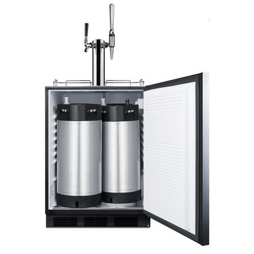 SBC58BLBIADACMTWIN Kegerator Full