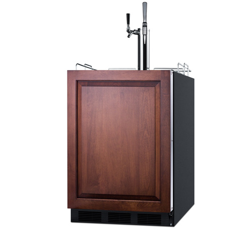 SBC58BLBIADAIFCMTWIN Kegerator Angle