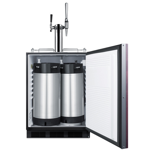 SBC58BLBIADAIFCMTWIN Kegerator Full