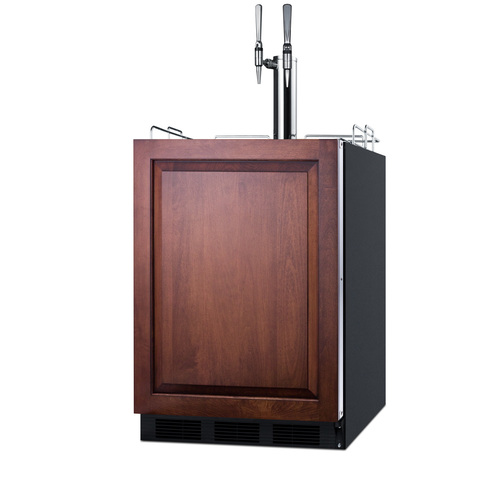 SBC58BLBIADAIFNCFTWIN Kegerator Angle