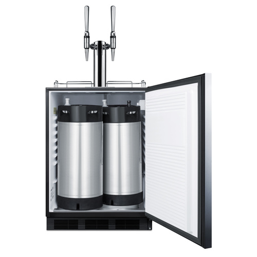 SBC58BLBIADANCFTWIN Kegerator Full