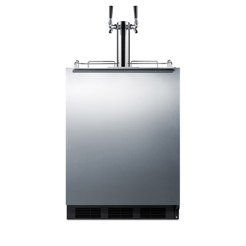 SBC58BLBIADAWKDTWIN Kegerator Front