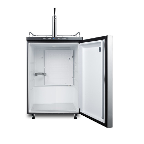 SBC635M7SSHH Kegerator Open