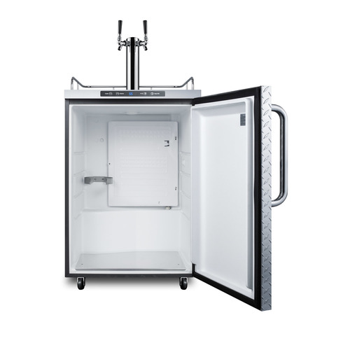 SBC635MBIDPLTWIN Kegerator Open