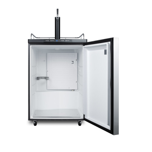 SBC635MSSHH Kegerator Open