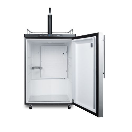 SBC635MSSHV Kegerator Open
