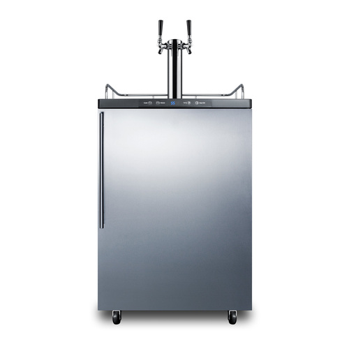 SBC635MSSHVTWIN Kegerator Front